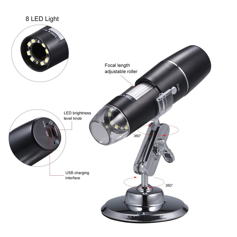Portable HD Microscope Camera