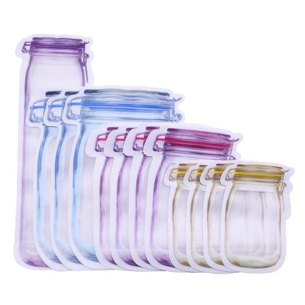 Mason Jar Zipper Bags