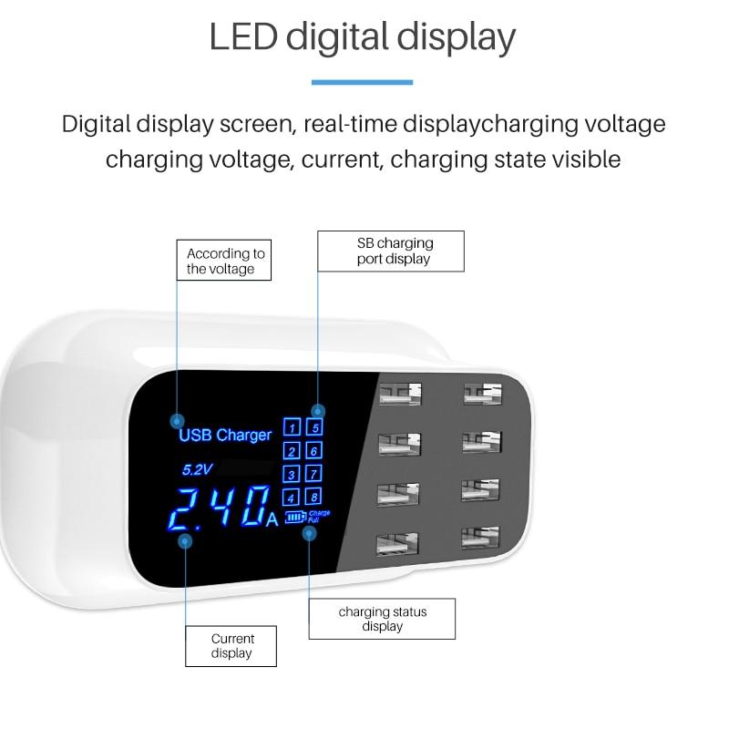 8 Port USB Charger