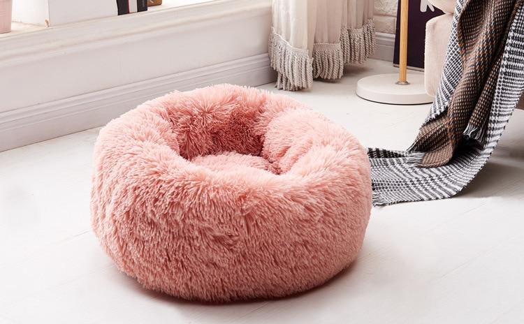 Rainbow Cozy Cat Bed - 20"