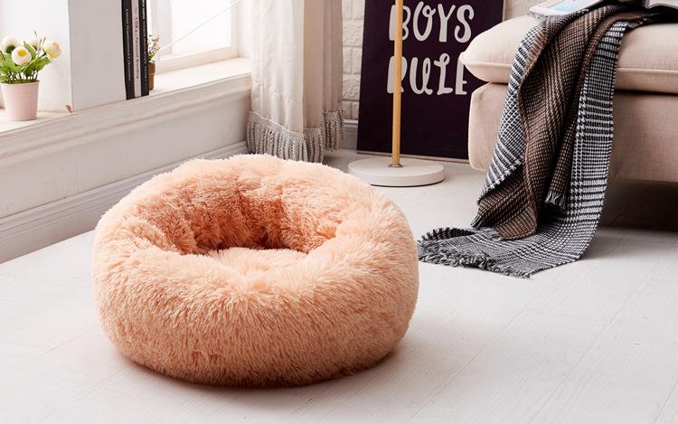 Rainbow Cozy Cat Bed - 20"