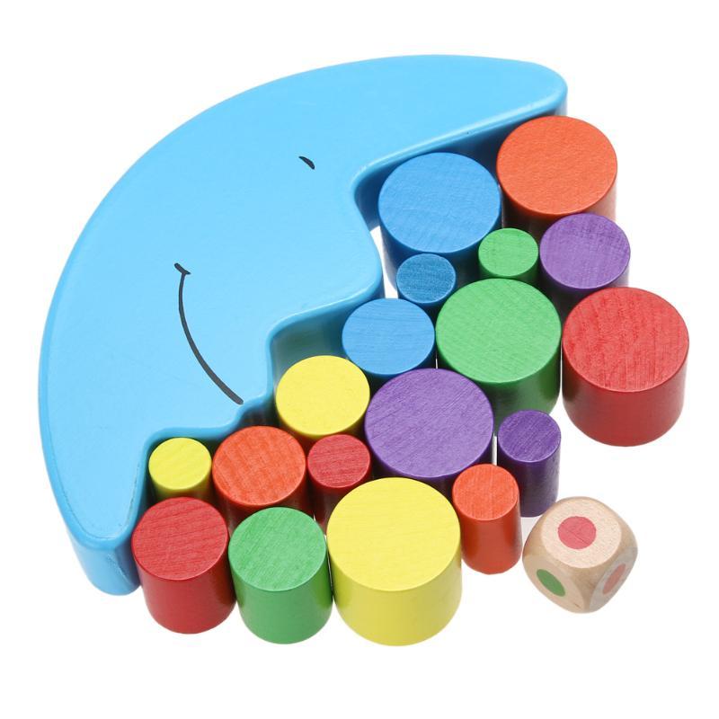 Wood Moon Balancing Game