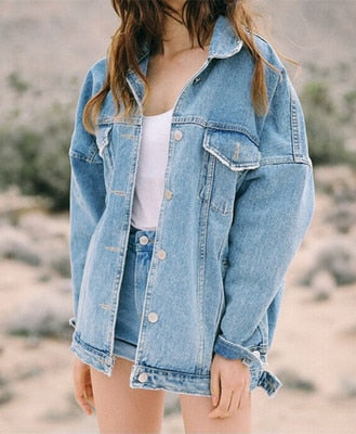 LUZUZI Warm Bomber Women's Winter Jacket Coat Female Jeans Jacket Basic Ladies Top Windbreaker Denim Jackets Overcoat Plus Size